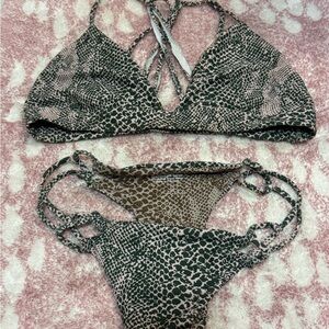 Acacia Swimwear Leopard Print Bikini